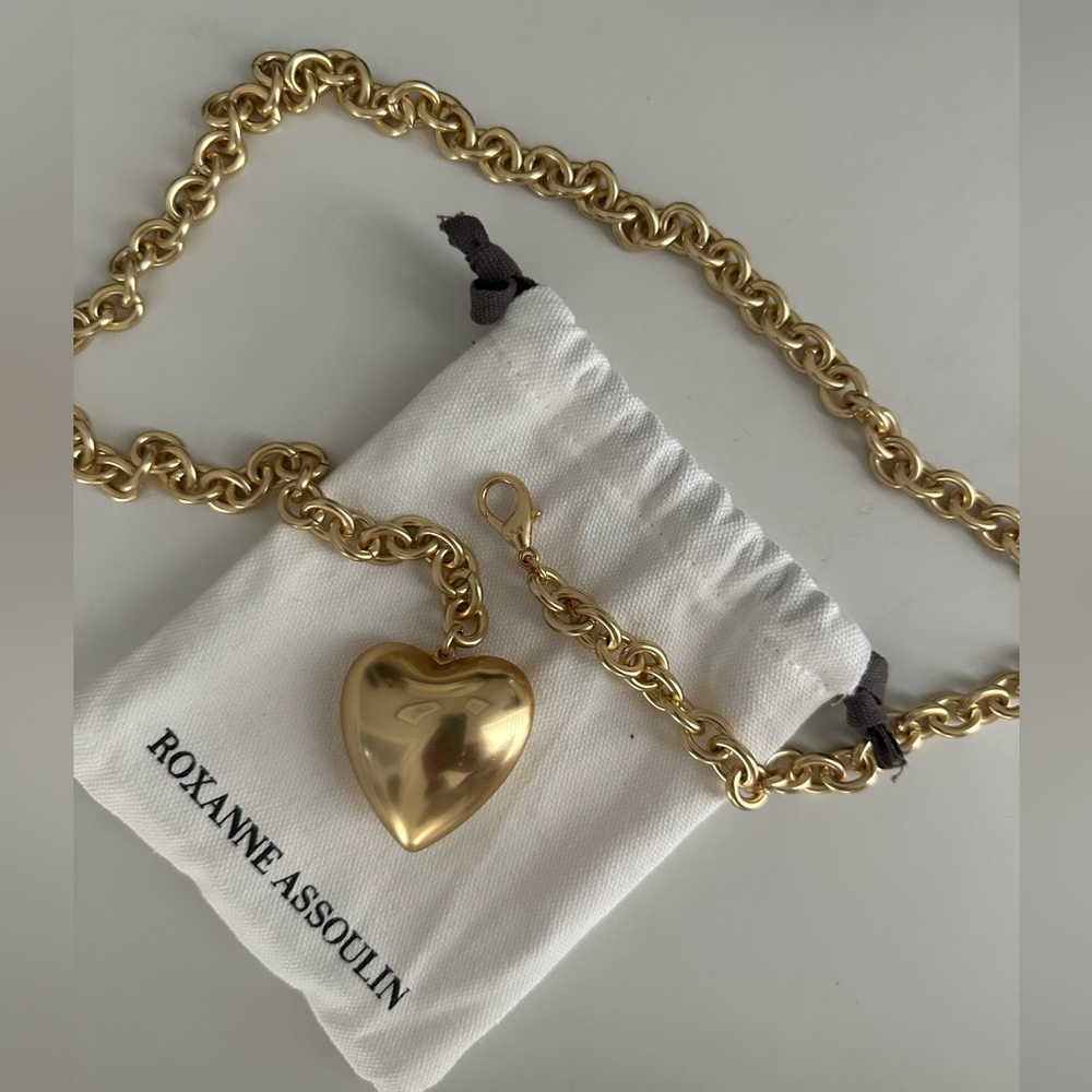 Roxanne Assoulin Gold Heart Necklace